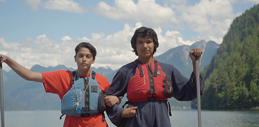 Proud paddlers